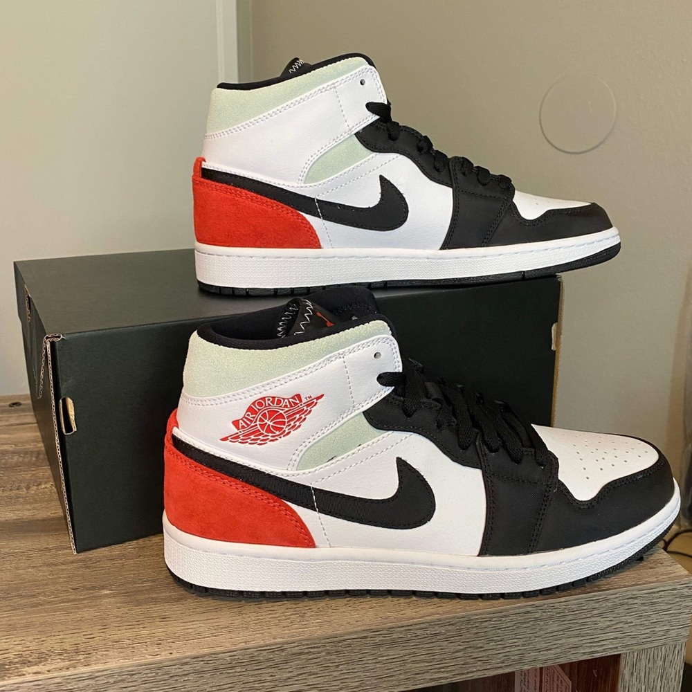 Jordan 1 mid Union black toe - Picture 8 of 8
